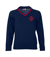 Navy V Neck Pullover